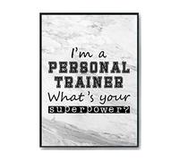 Hippowarehouse I'm A Personal Trainer What's Your Superpower? Printed Poster A4 Wall Art Design Classroom Room Gym Office DÃƒ©cor