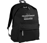 HippoWarehouse I'm A Phlebotomist What's Your Superpower? Backpack ruck Sack Dimensions: 31 x 42 x 21 cm Capacity: 18 litres