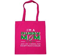 Hippowarehouse I'm a rugby mum just like a normal mum except much cooler Tote Shopping Gym Beach Bag 42cm x38cm, 10 litres