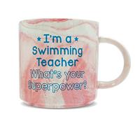 Hippowarehouse I'm a Swimming Teacher What's Your Superpower? Printed Mug Various Colour Options Ceramic Cup Kitchenware 11oz