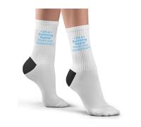 Hippowarehouse I'm a swimming teacher what's your superpower? Socks Printed Mens Womens Childrens 26.5cm 35cm 40cm Breathable Novelty Sock Gift