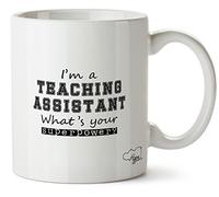 Hippowarehouse I'm A Teaching Assistant What's Your Superpower? Printed Mug Cup Ceramic 10oz