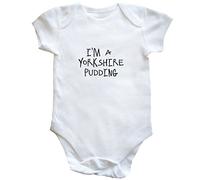 Hippowarehouse I'm a Yorkshire pudding baby vest boys girls