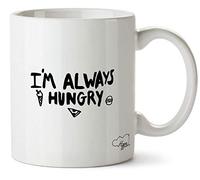 Hippowarehouse I'm Always Hungry Printed Mug Cup Ceramic 10oz
