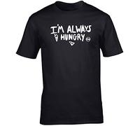 Hippowarehouse I'm Always Hungry Unisex Short Sleeve t-Shirt Black