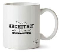 Hippowarehouse I'm an Architect What's Your Superpower? Printed Mug Cup Ceramic 10oz