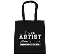 Hippowarehouse I'm an Artist What's Your Superpower? Tote Shopping Gym Beach Bag 42cm x38cm, 10 litres