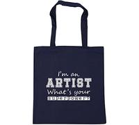 Hippowarehouse I'm an Artist What's Your Superpower? Tote Shopping Gym Beach Bag 42cm x38cm, 10 litres