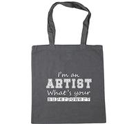 Hippowarehouse I'm an Artist What's Your Superpower? Tote Shopping Gym Beach Bag 42cm x38cm, 10 litres