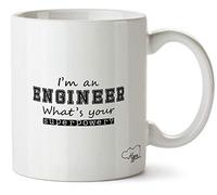 Hippowarehouse I'm an Engineer What's Your Superpower? Printed Mug Cup Ceramic 10oz