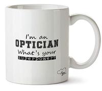 Hippowarehouse I'm an Optician What's Your Superpower? Printed Mug Cup Ceramic 10oz