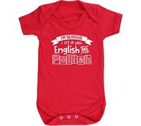 Hippowarehouse I'm Bilingual I Cry in Both English and Polish baby vest bodysuit (short sleeve) boys girls