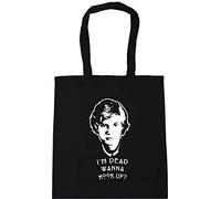 Hippowarehouse I'm Dead Wanna Hook Up? Tote Shopping Gym Beach Bag 42cm x38cm, 10 litres
