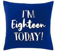 Hippowarehouse I'm Eighteen today - 18th Birthday Printed bedroom accessory cushion cover case 41x41cm