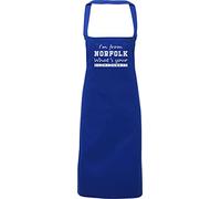 Hippowarehouse I'm from Norfolk What's Your Superpower? Apron kitchen cooking painting DIY onesize adult