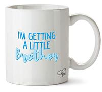 Hippowarehouse I'm Getting A Little Brother (Blue) Printed Mug Cup Ceramic 10oz