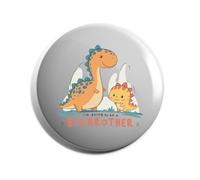 Hippowarehouse I'm Going To Be A Big brother dinosaurs Badge Various Sizes 38mm 50mm 75mm