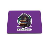 Hippowarehouse I'm Hoarding stories printed mouse mat pad accessory black rubber base 240mm x 190mm x 60mm