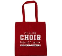 Hippowarehouse I'm In The Choir What's Your Superpower? Tote Shopping Gym Beach Bag 42cm x38cm, 10 litres