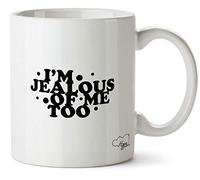 Hippowarehouse I'm Jealous of me Too Printed Mug Cup Ceramic 10oz