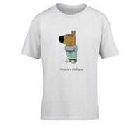Hippowarehouse I'm just a chill Guy Kids Children's Short Sleeve t-Shirt 9-11 Years White