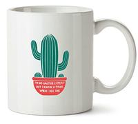 Hippowarehouse I'm no Cactus Expert but I Know a Prick When I See one Printed Mug Various Colour Options Ceramic Cup Kitchenware 10oz