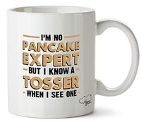 Hippowarehouse I'm No Pancake Expert But I Know A Tosser When I See One Printed Mug Cup Ceramic 10oz