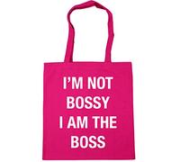 Hippowarehouse I'm not bossy i am the boss Tote Shopping Gym Beach Bag 42cm x38cm, 10 litres