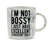 Hippowarehouse I'm Not Bossy I Just Have Excellent Leadership Skills Printed Mug Various Colour Options Ceramic Cup Kitchenware 11oz