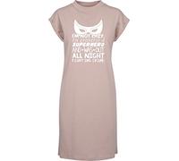 Hippowarehouse I'm Not Lazy, I'm Secretly A Superhero and was Out All Night Fighting Crime t-Shirt Dress Women's Adults Nightie Nightdress