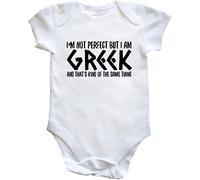 Hippowarehouse I'm not perfect but I am Gr nd that's the same thing baby vest bodysuit (short sleeve) boys girls
