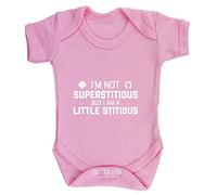 Hippowarehouse I'm not superstitious but I am a little stitious baby vest bodysuit (short sleeve) boys girls