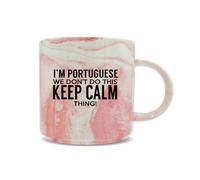 Hippowarehouse I'm Portuguese we Don't do This Keep Calm Thing Printed Mug Various Colour Options Ceramic Cup Kitchenware 11oz