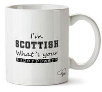Hippowarehouse I'm Scottish What's Your Superpower? Printed Mug Cup Ceramic 10oz