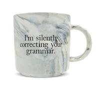 Hippowarehouse I'm Silently Correcting Your Grammar Printed Mug Various Colour Options Ceramic Cup Kitchenware 11oz