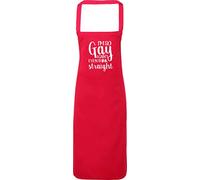 Hippowarehouse I'm so gay I can't even think straight LGBT Apron kitchen cooking painting DIY onesize adult