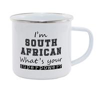 Hippowarehouse I'm South African What's Your Superpower? Printed Mug Various Colour Options Ceramic Cup Kitchenware 11oz