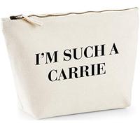Hippowarehouse I'm such a Carrie printed make up cosmetic wash bag 18x19x9cm