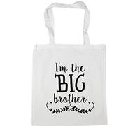 Hippowarehouse I'm the big brother Tote Shopping Gym Beach Bag 42cm x38cm, 10 litres