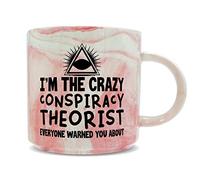 Hippowarehouse I'm The Crazy Conspiracy Theorist Everyone Warned You About Printed Mug Various Colour Options Ceramic Cup Kitchenware 11oz