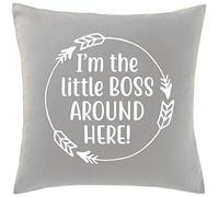 Hippowarehouse I'm The Little Boss Around Here! Printed bedroom accessory cushion cover case 41x41cm