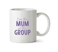 Hippowarehouse I'm The Mum of The Group Printed Mug Various Colour Options Ceramic Cup Kitchenware 11oz