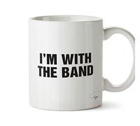 Hippowarehouse I'm with The Band Printed Mug Cup Ceramic 10oz