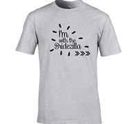 Hippowarehouse I'm with The Bridezilla Unisex Short Sleeve t-Shirt (Specific Size Guide in Description) Grey