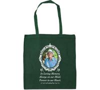 Hippowarehouse in love memory always on our mind, forever in our heart Tote Shopping Gym Beach Bag 42cm x38cm, 10 litres