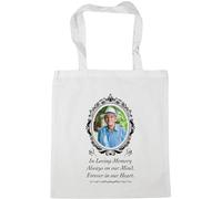 Hippowarehouse in love memory always on our mind, forever in our heart Tote Shopping Gym Beach Bag 42cm x38cm, 10 litres
