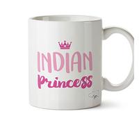 Hippowarehouse Indian Princess Printed Mug Cup Ceramic 10oz