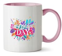 Hippowarehouse International Womens Day Floral Gift for Him Her Daughter Son Dad Mum Printed Mug Various Colour Options Ceramic Cup Kitchenware 11oz