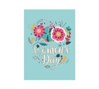 Hippowarehouse International Womens Day Gift For Him Her Daughter Son Dad Mum Printed Poster A4 Wall Art Design Classroom Room Gym Office Décor