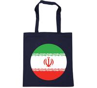 Hippowarehouse Iran Flag Tote Shopping Gym Beach Bag 42cm x38cm, 10 litres